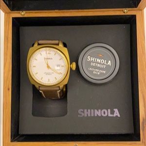 Shinola Watch with Time and Date
